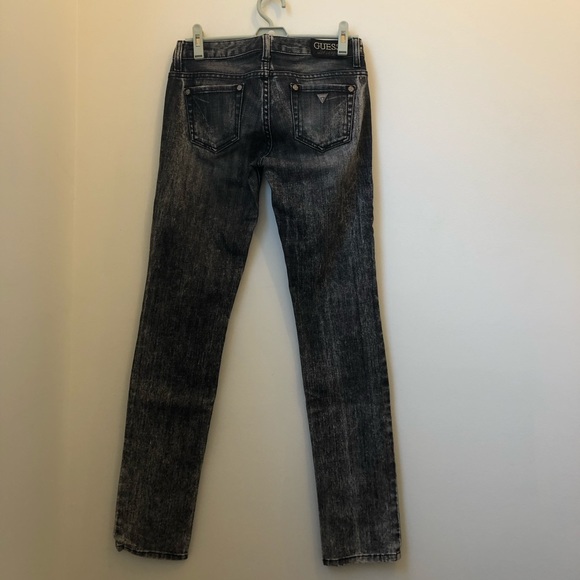 Vintage Guess low-rise black skinny Jean, US 26 - Picture 3 of 7